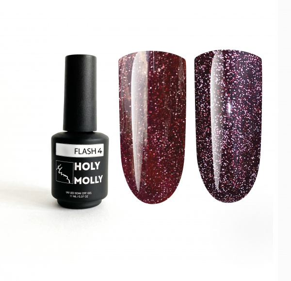 Holy Molly Гель - лак FLASH №04 11ml